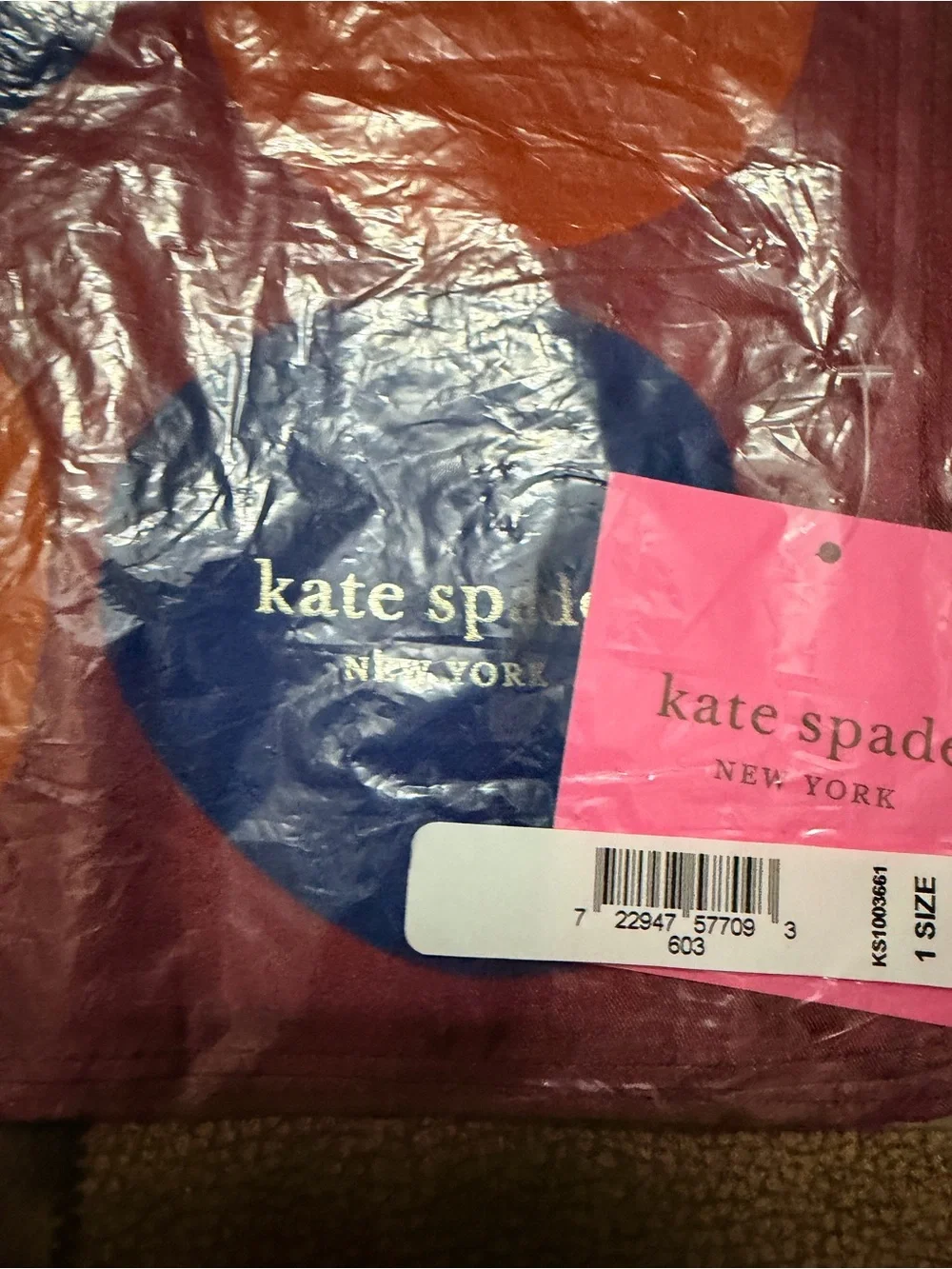New! In Original Packaging Kate Spade Multicolor Polka Dot (Dottie) Scarf